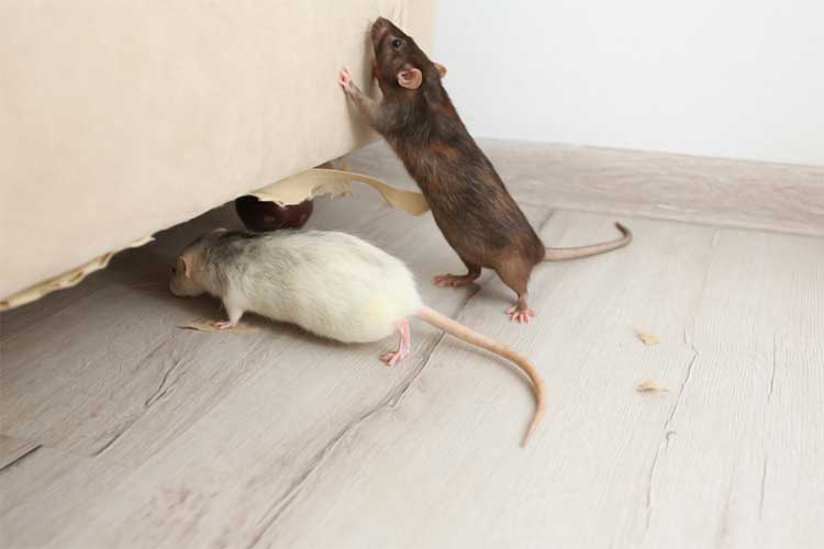 Rodent damage to home in Hobart
